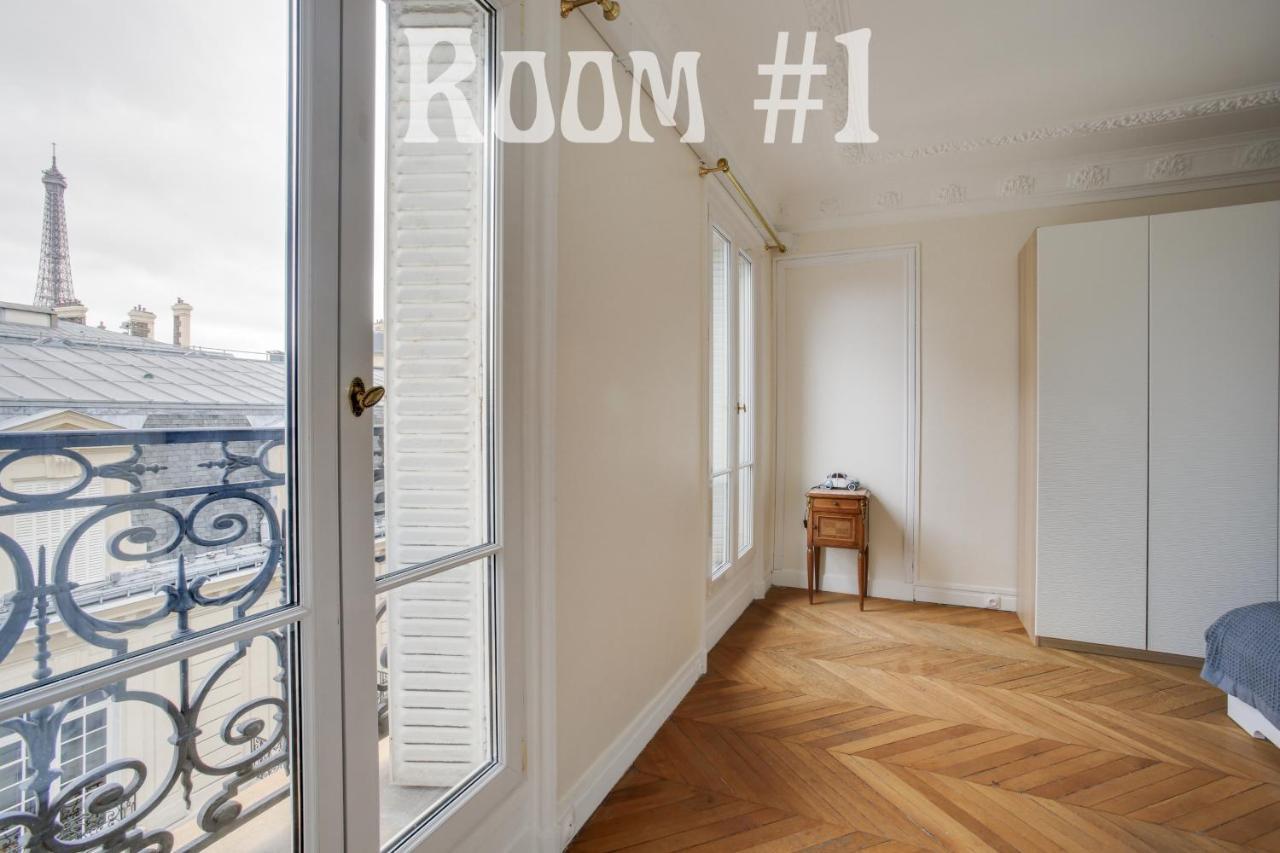 Bed & Breakfast Eiffel Tower View Rose, #2 *